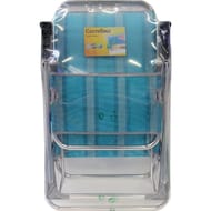 Fauteuil relax nautic, tube aluminium, textiline, dossier anatomique