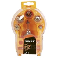 Carrefour coffret h7/w5w 7 lampes 56868 ck 12v