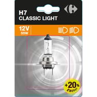 Carrefour ampoule auto H7 classic light 12v55w