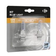 Carrefour ampoule auto x2 h7 blue light day light 12v 55w