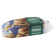 Carrefour extra pain burger trio de graines x4 - 300g