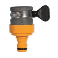 Raccord pour robinet rond collier reglable en acier inoxydable