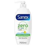 Sanex zero gel douche kids pompe 700ml