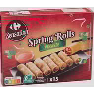 Carrefour Sensation spring rolls x15 330g