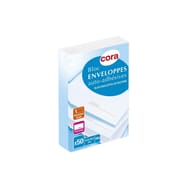 Cora bloc de 50 enveloppes précasées auto adhésives 114x162