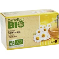Carrefour bio infusion camomille bio x20 sachets - 30g