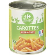Carrefour classic' carottes extra fines 530g
