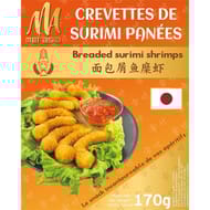 Mei asia 8 mini crevettes de surimi panées premium 170g