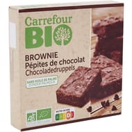 Carrefour bio brownie pépites de chocolat 285g