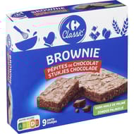 Carrefour classic' brownie pépite de chocolat 285g