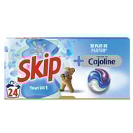 Skip lessive capsules tout en 1 touche de cajoline 24 lavages 0.506kg