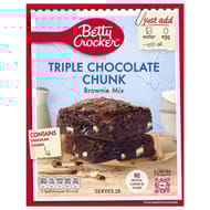 Betty crocker triple choc brownie mix - 415g