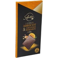 Carrefour sélection tablette de chocolat noir abricot, amandes & romarin - 100g