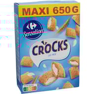 Carrefour sensation céréales fourrées au lait 650g