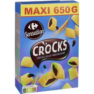 Carrefour sensation céréales chocolat au lait 650g