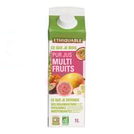 Ethiquable pur jus multifruits bio 1l