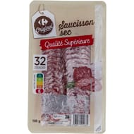Carrefour original saucisson sec pur porc 100g
