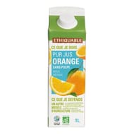 Ethiquable pur jus orange bio 1l