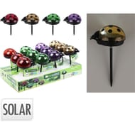 Lampe solaire coccinelle