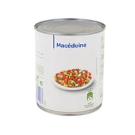 Macedoine de légumes 4/4 530g