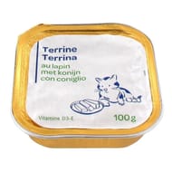 Terrine lapin pour chat 100g