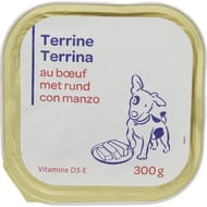 Terrine boeuf pour chien 300g
