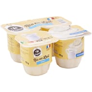 Carrefour original riz au lait nature 4x115g
