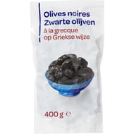 Olives noires à la grecque sachet 400g