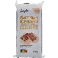Simpl lait ménage riz nu 4x100g 400g