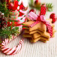20 serviettes 33x33cm biscuits de noel