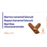 Barre caramel biscuit pack de 5 - 290g