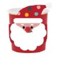 Gobelets carton diy pere noel 25cl x10