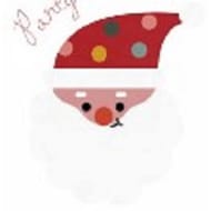 Serviettes papier père noël 11.5x13x4 cm