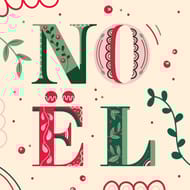 20 serviettes 33x33cm noel vegetal