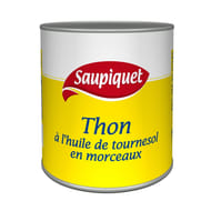 Saupiquet thon en morceau à l'huile 4/4 800g