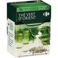 Carrefour thé vert d'orient 20 sachets 36g