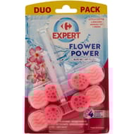 Carrefour expert blocs WC Flower Power x2
