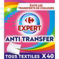 Carrefour expert lingette Anti-Décoloration x40