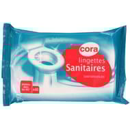 Cora lingettes nettoyantes WC recharge x40
