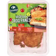 Carrefour Sensation végétal croq'panés blé x2 180g