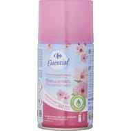 Carrefour essential recharge spray automatique fleur de cerisier 250ml