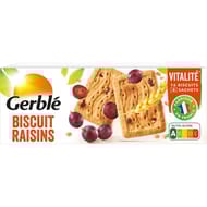 Gerblé biscuits aux raisins 4 pochons de 4 biscuits 270g