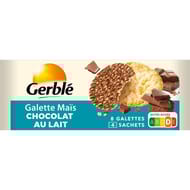Gerblé galette mais chocolat lait 124g