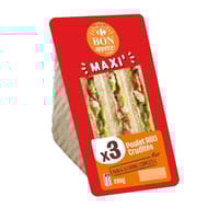 Carrefour Bon Appétit maxi' x3 poulet rôti crudités 230g