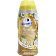 Carrefour essential luxurious perles de linge vanille & coco 275g