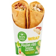 Carrefour Bon Appétit wrap poulet rôti sauce pesto 180g
