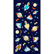 Drap de plage microfibre 70x140cm 250g/m galaxy