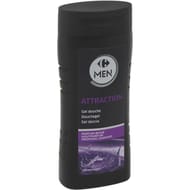 Carrefour men gel douche au boisé attraction 250ml
