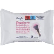 Simpl lingettes visage démaquillantes 2x25