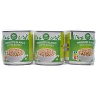 Carrefour classic' haricots blancs 3x125g